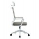 ΚΑΡΕΚΛΑ ΓΡΑΦΕΙΟΥ VELOCITY HM1229.02 ΛΕΥΚΟ PP--ΑΝΟΙΧΤΟ ΓΚΡΙ MESH 61x62x123Υεκ