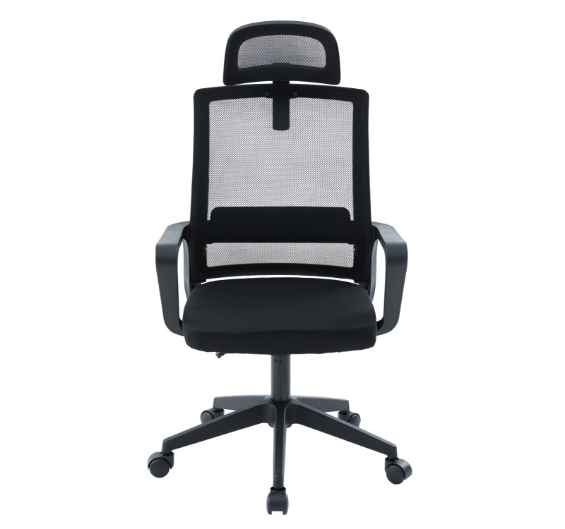 ΚΑΡΕΚΛΑ ΓΡΑΦΕΙΟΥ VELOCITY HM1229.01 ΜΑΥΡO MESH & PP 61x62x123Υεκ