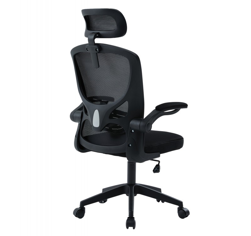 ΚΑΡΕΚΛΑ ΓΡΑΦΕΙΟΥ FLOATER HM1230.01 ΜΑΥΡO MESH & PP 62x62x106-116Υεκ