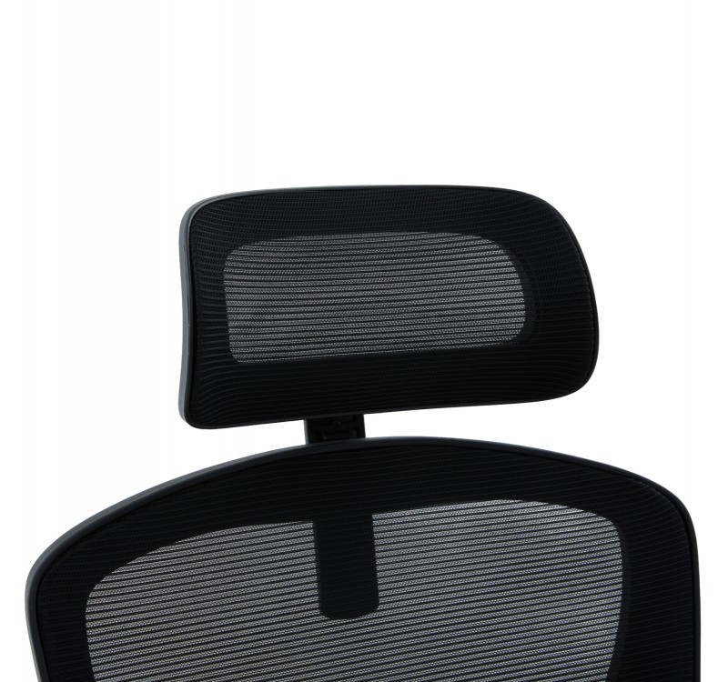ΚΑΡΕΚΛΑ ΓΡΑΦΕΙΟΥ FLOATER HM1230.01 ΜΑΥΡO MESH & PP 62x62x106-116Υεκ