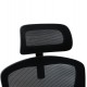 ΚΑΡΕΚΛΑ ΓΡΑΦΕΙΟΥ FLOATER HM1230.01 ΜΑΥΡO MESH & PP 62x62x106-116Υεκ