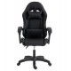 ΚΑΡΕΚΛΑ GAMING STRATUS HM1231.01 ΜΑΥΡΟ PVC--ΜΕ ΜΑΞIΛΑΡΑΚΙΑ ΜΕΣΗΣ/ΚΕΦΑΛΗΣ 60x59x117Υεκ