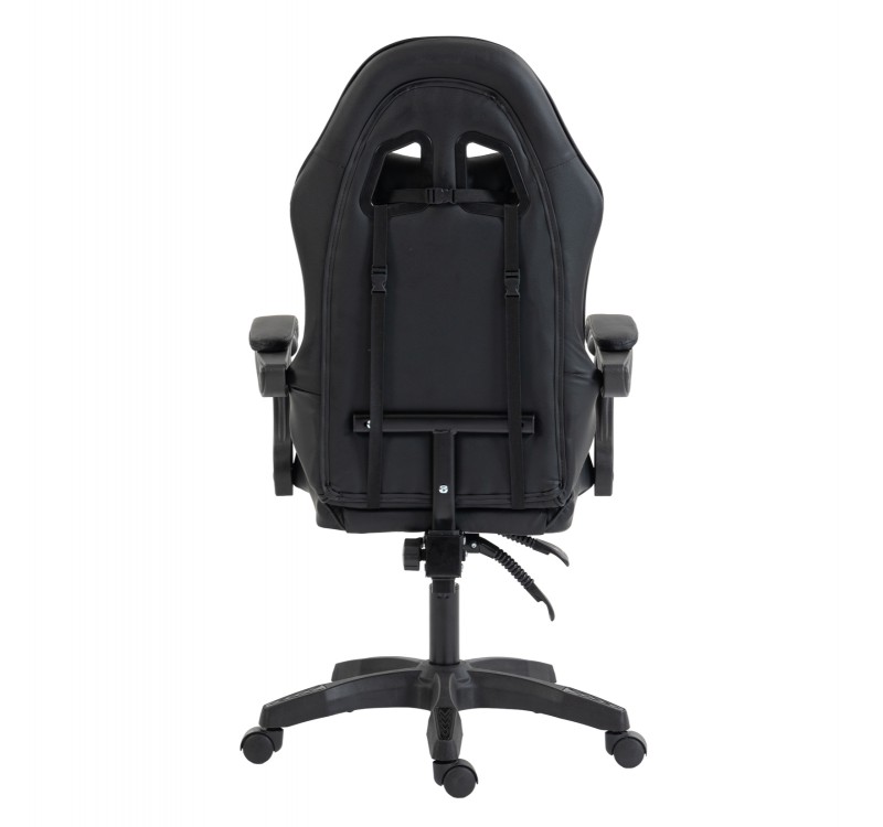 ΚΑΡΕΚΛΑ GAMING STRATUS HM1231.01 ΜΑΥΡΟ PVC--ΜΕ ΜΑΞIΛΑΡΑΚΙΑ ΜΕΣΗΣ/ΚΕΦΑΛΗΣ 60x59x117Υεκ