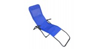 ΞΑΠΛΩΣΤΡΑ ΚΟΥΝΙΣΤΗ SWINGSAND HM6553.05 ΜΠΛΕ TEXTILENE--ΜΑΥΡΟ ΜΕΤΑΛΛΟ 142x60x95Υεκ