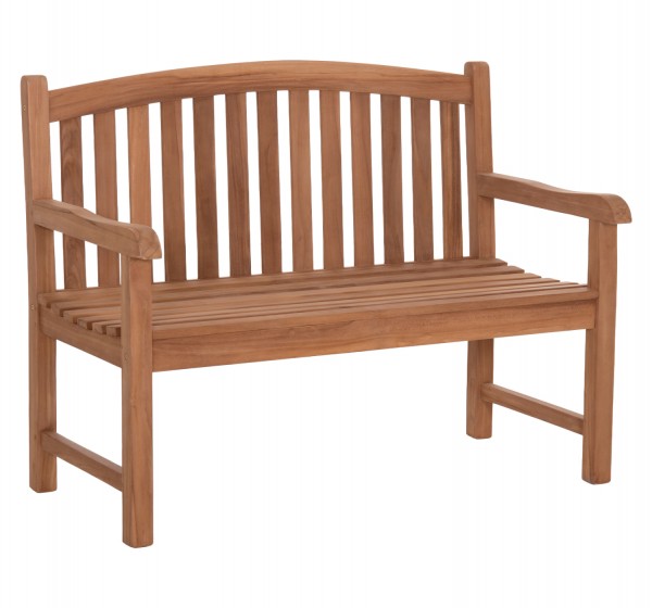 ΠΑΓΚΑΚΙ ΚΗΠΟΥ 2ΘΕΣΙΟ ELENA HM6651 ΞΥΛΟ TEAK--ΦΥΣΙΚΟ 120x60x95Υεκ.