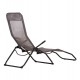 ΞΑΠΛΩΣΤΡΑ ΚΟΥΝΙΣΤΗ SWINGSAND HM6553.01 ΓΚΡΙ TEXTILENE--ΜΑΥΡΟ ΜΕΤΑΛΛΟ 143x60x94Υεκ
