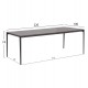 ΣΕΤ ΤΡΑΠΕΖΑΡΙΑΣ 9ΤΜΧ STAD HM10865.01 ΓΚΡΙ ΑΛΟΥΜΙΝΙΟ-SINTERED STONE TOP-OLEFIN