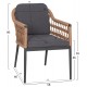 ΣΕΤ ΤΡΑΠΕΖΑΡΙΑΣ 7ΤΜΧ STAD HM10863.01 ΓΚΡΙ ΑΛΟΥΜΙΝΙΟ-SINTERED STONE TOP-OLEFIN