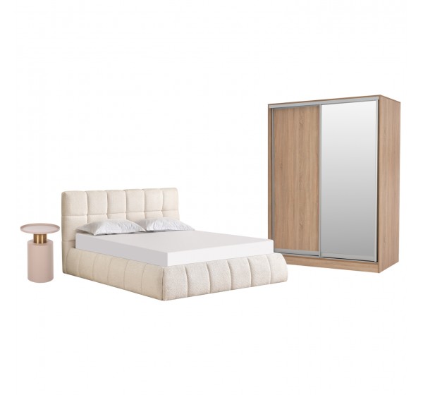 ΣΕΤ ΚΡΕΒΑΤΟΚΑΜΑΡΑΣ 3ΤΜΧ EDDY HM10883.03 ΥΦΑΣΜΑ ΜΠΟΥΚΛΕ ΜΠΕΖ-ΜΕΛΑΜΙΝΗ SONAMA