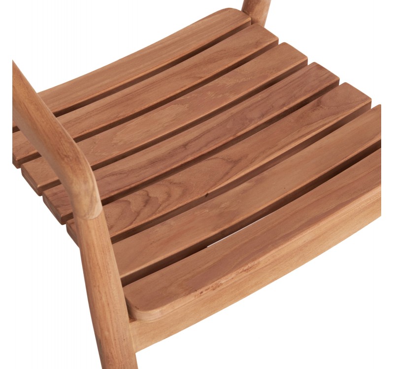 ΣΕΤ ΤΡΑΠΕΖΑΡΙΑΣ ΕΞ.ΧΩΡΟΥ 5ΤΜΧ EBENIZER HM10915 ΞΥΛΟ TEAK ΣΕ ΦΥΣΙΚΟ