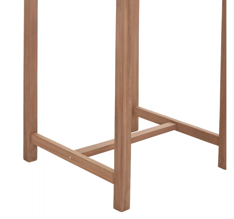 ΣΕΤ ΤΡΑΠΕΖΙ ΜΕ 2 ΣΚΑΜΠΟ ΜΠΑΡ PRESSCOT HM10918 ΞΥΛΟ TEAK ΣΕ ΦΥΣΙΚΟ ΧΡΩΜΑ