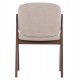 ΚΑΡΕΚΛΑ HANA HM9746.11 RUBBERWOOD ΣΕ ΜΑΥΡΟ ΧΡΩΜΑ-ΓΚΡΙ ΥΦΑΣΜΑ 55,5x60x85Yεκ.
