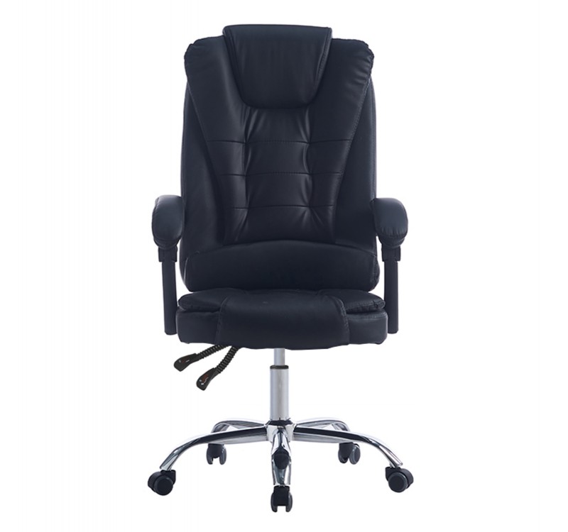 ΚΑΡΕΚΛΑ ΓΡΑΦΕΙΟΥ ΔΙΕΥΘΥΝΤΙΚΗ KYRON HM1221.01 ΜΑΥΡO PU--ΒΑΣΗ ΧΡΩΜΙΟΥ 65x46x112Υεκ
