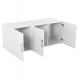 ΝΤΟΥΛΑΠΑ 3ΦΥΛΛΗ ΜΕ ΠΑΤΑΡΙ CARLY HM10891.05 ΜΕΛΑΜΙΝΗ ΣΕ ΛΕΥΚΟ 150X55Χ240Υεκ.