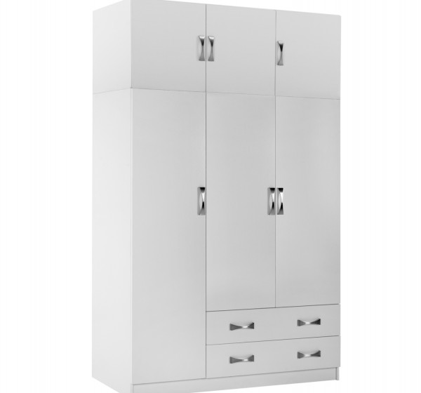 ΝΤΟΥΛΑΠΑ 3ΦΥΛΛΗ ΜΕ ΠΑΤΑΡΙ CARLY HM10891.05 ΜΕΛΑΜΙΝΗ ΣΕ ΛΕΥΚΟ 150X55Χ240Υεκ.