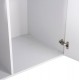 ΝΤΟΥΛΑΠΑ 3ΦΥΛΛΗ ΜΕ ΠΑΤΑΡΙ CARLY HM10891.05 ΜΕΛΑΜΙΝΗ ΣΕ ΛΕΥΚΟ 150X55Χ240Υεκ.