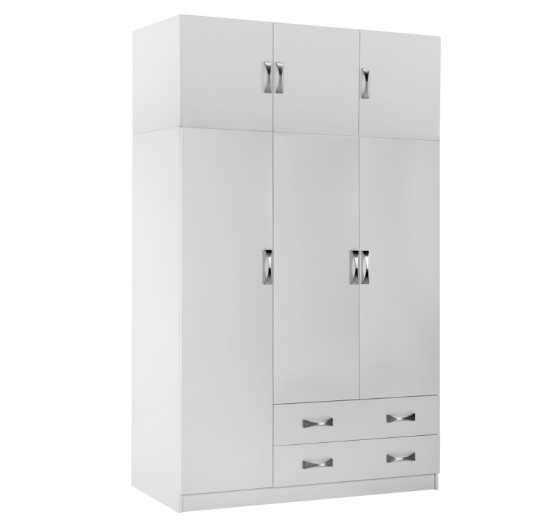 ΝΤΟΥΛΑΠΑ 3ΦΥΛΛΗ ΜΕ ΠΑΤΑΡΙ CARLY HM10891.05 ΜΕΛΑΜΙΝΗ ΣΕ ΛΕΥΚΟ 150X55Χ240Υεκ.