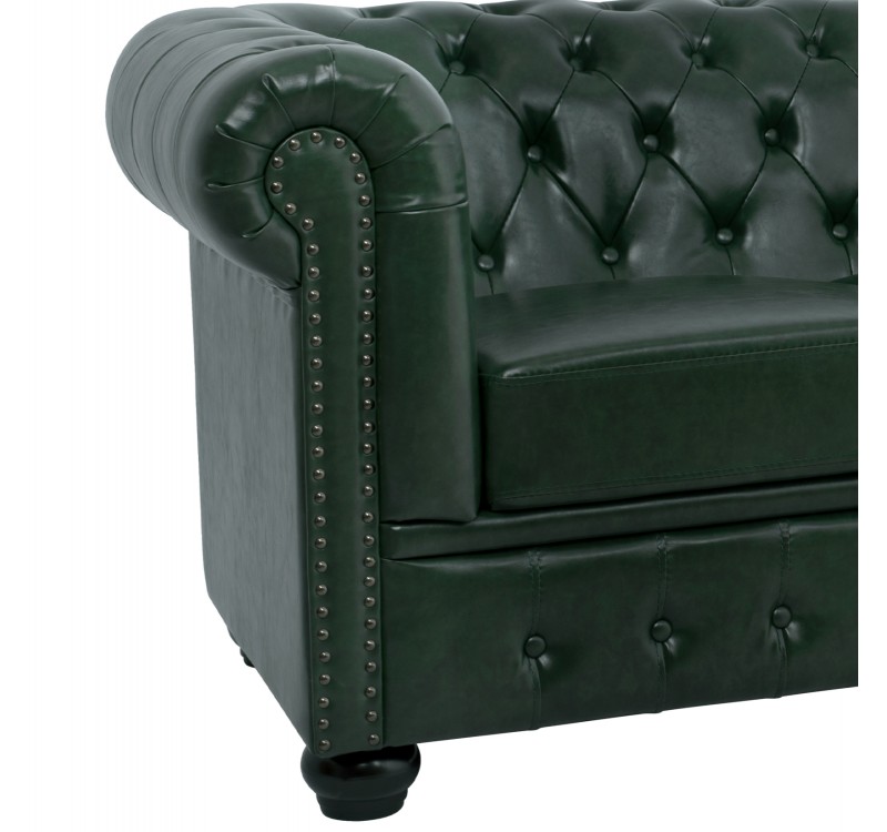 ΣΕΤ ΚΑΝΑΠΕΣ 2ΘΕΣΙΟΣ & 3ΘΕΣΙΟΣ HM10911.08 PU ΔΕΡΜΑ Τ.CHESTERFIELD ΚΥΠΑΡΙΣΣΙ