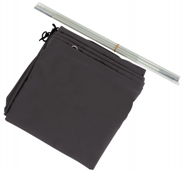 ΚΑΛΥΜΜΑ 3X3m ΓΙΑ ΟΜΠΡΕΛΑ HM6622.01 - SPUN POLYESTER ΣΕ ΓΚΡΙ