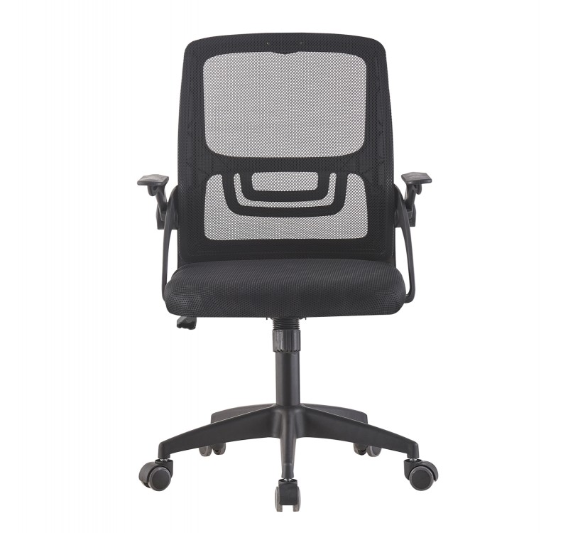ΚΑΡΕΚΛΑ ΓΡΑΦΕΙΟΥ NETTIS HM1220.01 ΜΑΥΡO MESH-ΒΑΣΗ ΠΟΛΥΠΡΟΠΥΛΕΝΙΟΥ 47x47x109-119Υεκ