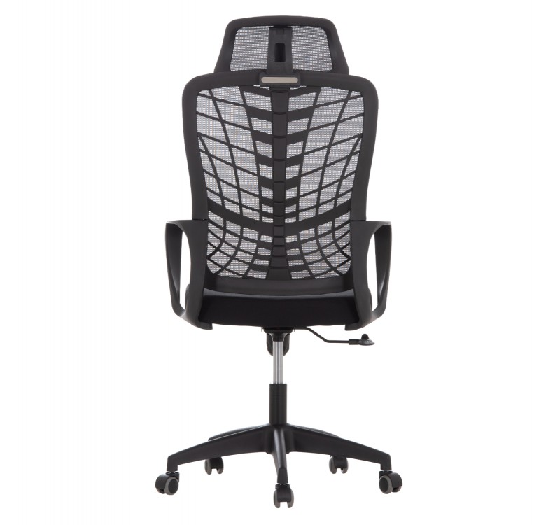 ΚΑΡΕΚΛΑ ΓΡΑΦΕΙΟΥ ELVAR HM1219.01 ΜΑΥΡO MESH--ΒΑΣΗ ΠΟΛΥΠΡΟΠΥΛΕΝΙΟΥ 63x56x125Υεκ