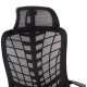 ΚΑΡΕΚΛΑ ΓΡΑΦΕΙΟΥ ELVAR HM1219.01 ΜΑΥΡO MESH--ΒΑΣΗ ΠΟΛΥΠΡΟΠΥΛΕΝΙΟΥ 63x56x125Υεκ