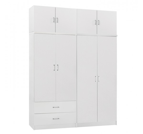 ΝΤΟΥΛΑΠΑ 4-ΦΥΛΛΗ ΜΕ ΠΑΤΑΡΙ & ΣΥΡΤΑΡΙΑ JENNA HM11355.05 ΜΕΛΑΜΙΝΗ ΣΕ ΛΕΥΚΟ 160x43x240Υεκ