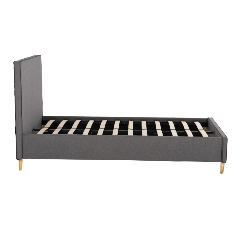 ΚΡΕΒΑΤΙ ΗΜΙΔΙΠΛΟ ΜΕ ΣΤΡΩΜΑ MAYLIN HM10758.10 ΓΚΡΙ ΥΦΑΣΜΑ--ΣΤΡΩΜΑ 120Χ200εκ
