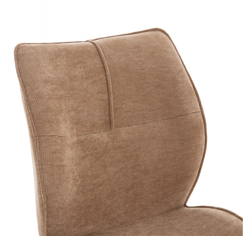 ΚΑΡΕΚΛΑ ΤΡΑΠΕΖΑΡΙΑΣ GAFF HM18425.03 TAUPE ΥΦΑΣΜΑ-ΜΕΤΑΛ.ΜΑΥΡΑ ΠΟΔΙΑ 49x63x90Υεκ