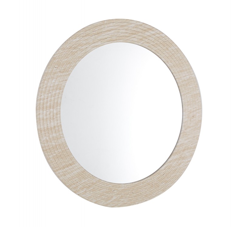 ΚΑΘΡΕΠΤΗΣ ΤΟΙΧΟΥ FONTE HM4880 ΠΛΑΙΣΙΟ MDF ΜΕ PVC ΣΕ ΧΡΩΜΑΤΙΣΜΟ ΤΡΑΒΕΡΤΙΝΑΣ Φ80εκ.
