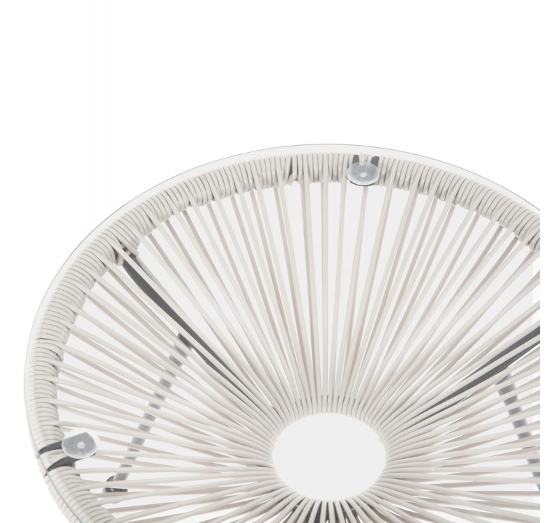 ΣΕΤ ΕΞΩΤΕΡΙΚΟΥ ΧΩΡΟΥ 3ΤΜΧ ACAPULCO HM11861.12 P.E.RATTAN ΛΕΥΚΟ-ΜΕΤΑΛΛΟ ΣΕ ΜΑΥΡΟ