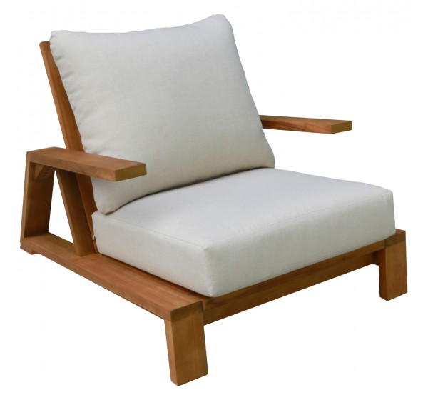 ΠΟΛΥΘΡΟΝΑ LOUNGE MIREX HM6641 ΞΥΛΟ ΑΚΑΚΙΑΣ ΦΥΣΙΚΟ-ΕΚΡΟΥ ΜΑΞΙΛΑΡΙΑ 81x96x68Υεκ