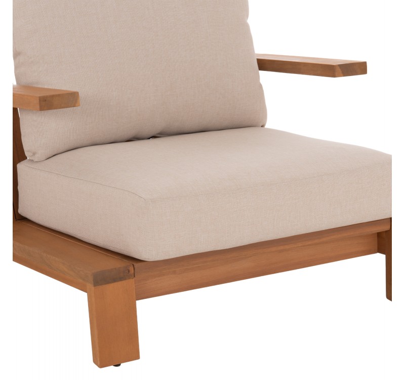 ΠΟΛΥΘΡΟΝΑ LOUNGE MIREX HM6641 ΞΥΛΟ ΑΚΑΚΙΑΣ ΦΥΣΙΚΟ-ΕΚΡΟΥ ΜΑΞΙΛΑΡΙΑ 80x96x62Υεκ