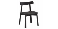 KΑΡΕΚΛΑ ΤΡΑΠΕΖΑΡΙΑΣ OSORIO HM18335.02 RUBBERWOOD & ΣΧΟΙΝΙ ΣΕ ΜΑΥΡΟ 51x55x74Υεκ