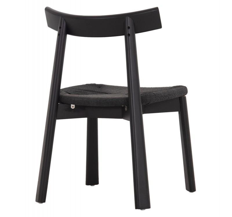 KΑΡΕΚΛΑ ΤΡΑΠΕΖΑΡΙΑΣ OSORIO HM18335.02 RUBBERWOOD & ΣΧΟΙΝΙ ΣΕ ΜΑΥΡΟ 51x55x74Υεκ