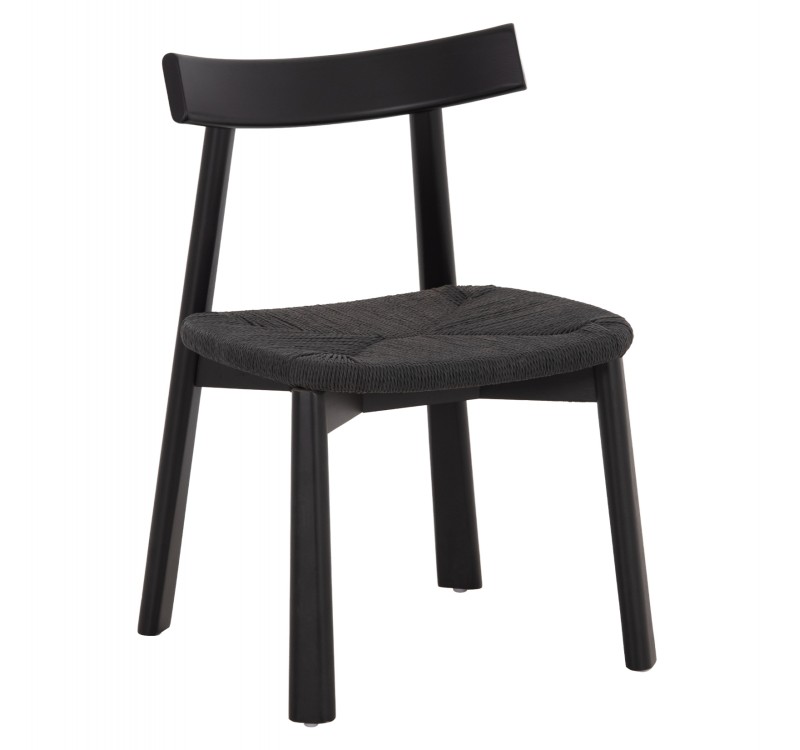 KΑΡΕΚΛΑ ΤΡΑΠΕΖΑΡΙΑΣ OSORIO HM18335.02 RUBBERWOOD & ΣΧΟΙΝΙ ΣΕ ΜΑΥΡΟ 51x55x74Υεκ