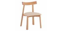 KΑΡΕΚΛΑ ΤΡΑΠΕΖΑΡΙΑΣ OSORIO HM18335.11 RUBBERWOOD ΦΥΣΙΚΟ-ΕΚΡΟΥ PU 51x55x74Υεκ