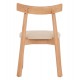 KΑΡΕΚΛΑ ΤΡΑΠΕΖΑΡΙΑΣ OSORIO HM18335.11 RUBBERWOOD ΦΥΣΙΚΟ-ΕΚΡΟΥ PU 51x55x74Υεκ