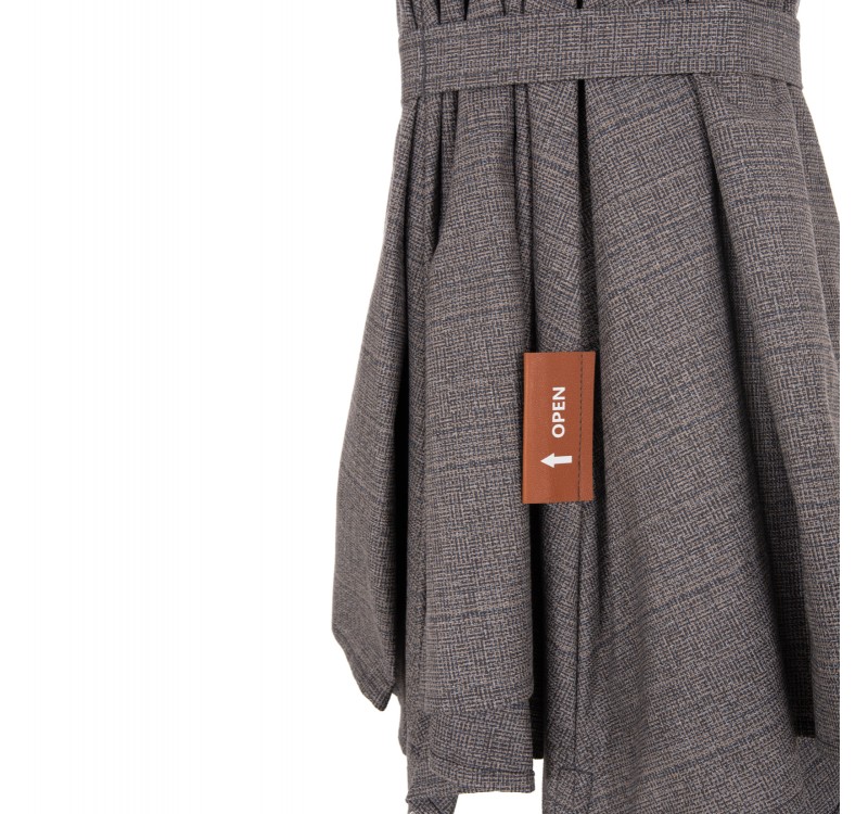 ΑΝΤΑΛΛΑΚΤΙΚΟ SPUN POLYESTER ΠΑΝΙ ΓΚΡΙ Φ300εκ. ΓΙΑ ΟΜΠΡΕΛΑ HM6603.01 (στρογγυλή)