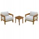 LOUNGE ΣΕΤ SOLARA HM10892 ΤΡΑΠΕΖΑΚΙ & 2 ΠΟΛΥΘΡΟΝΕΣ--ΞΥΛΟ ΑΚΑΚΙΑΣ--ΕΚΡΟΥ ΜΑΞΙΛΑΡΙΑ