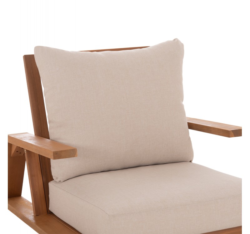 LOUNGE ΣΕΤ MIREX HM10893 ΤΡΑΠΕΖΑΚΙ & 2 ΠΟΛΥΘΡΟΝΕΣ--ΞΥΛΟ ΑΚΑΚΙΑΣ--ΕΚΡΟΥ ΜΑΞΙΛΑΡΙΑ