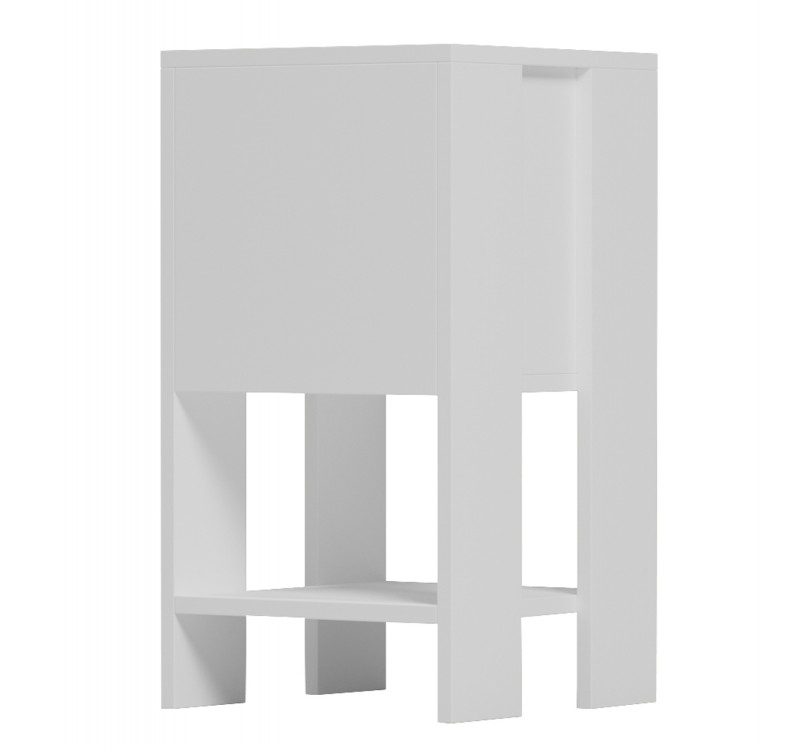 ΚΟΜΟΔΙΝΟ ARGUS HM18378.02 ΜΕΛΑΜΙΝΗ ΣΕ ΛΕΥΚΟ 30x30x55Υεκ.