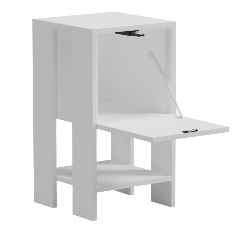 ΚΟΜΟΔΙΝΟ ARGUS HM18378.02 ΜΕΛΑΜΙΝΗ ΣΕ ΛΕΥΚΟ 30x30x55Υεκ.