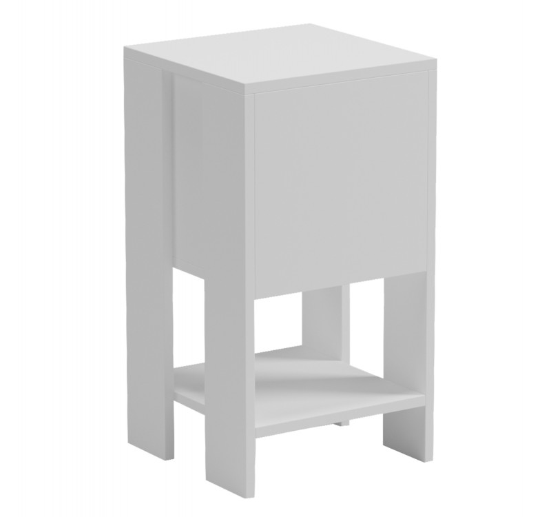 ΚΟΜΟΔΙΝΟ ARGUS HM18378.02 ΜΕΛΑΜΙΝΗ ΣΕ ΛΕΥΚΟ 30x30x55Υεκ.