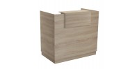 ΓΡΑΦΕΙΟ ΥΠΟΔΟΧΗΣ (RECEPTION) BARRY HM2152.01 ΜΕΛΑΜΙΝΗ ΣΕ SONAMA 120x70x110Υεκ.