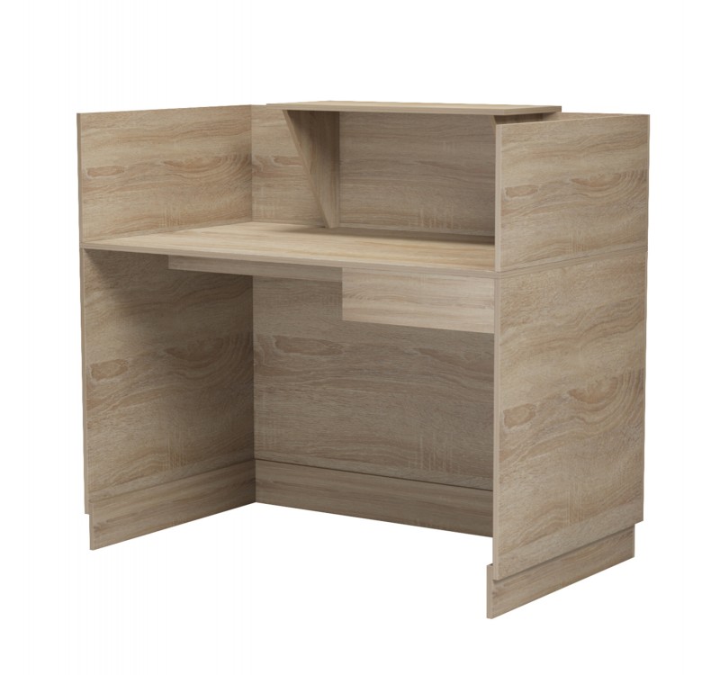 ΓΡΑΦΕΙΟ ΥΠΟΔΟΧΗΣ (RECEPTION) BARRY HM2152.01 ΜΕΛΑΜΙΝΗ ΣΕ SONAMA 120x70x110Υεκ.