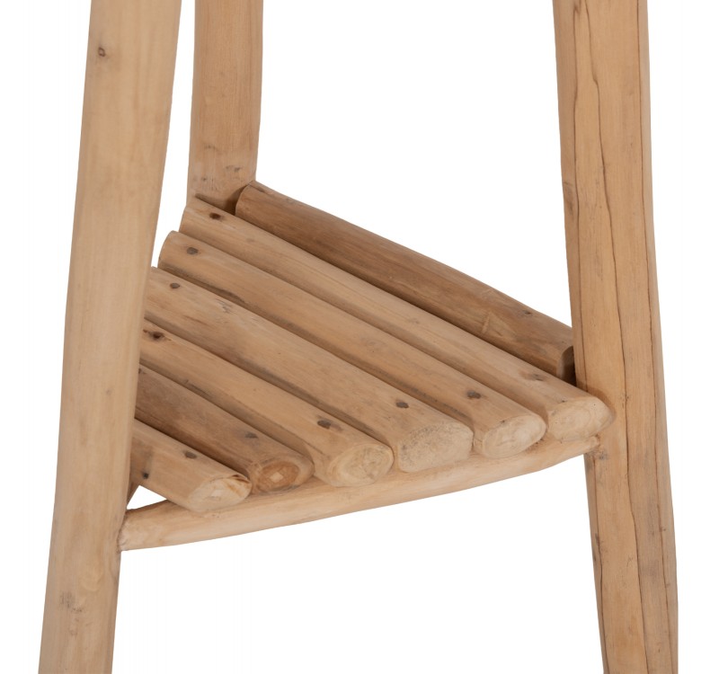 ΚΑΛΟΓΕΡΟΣ ΜΕ 3 ΚΟΛΩΝΕΣ TRIDEM HM4881 ΞΥΛΟ TEAK ΣΕ ΦΥΣΙΚΟ 52x52x200Υεκ.