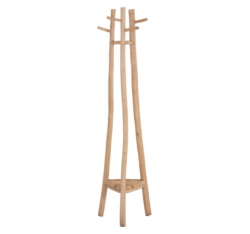 ΚΑΛΟΓΕΡΟΣ ΜΕ 3 ΚΟΛΩΝΕΣ TRIDEM HM4881 ΞΥΛΟ TEAK ΣΕ ΦΥΣΙΚΟ 52x52x200Υεκ.