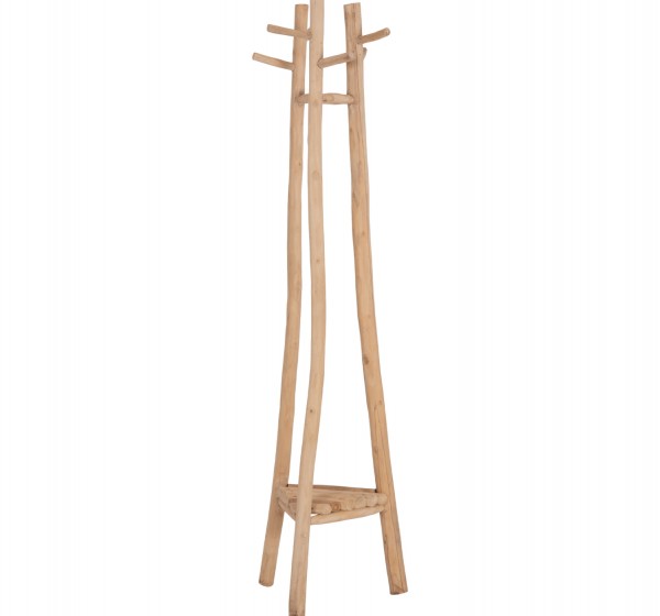 ΚΑΛΟΓΕΡΟΣ ΜΕ 3 ΚΟΛΩΝΕΣ TRIDEM HM4881 ΞΥΛΟ TEAK ΣΕ ΦΥΣΙΚΟ 52x52x200Υεκ.