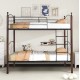ΚΟΥΚΕΤΑ ΜΕ ΣΤΡΩΜΑΤΑ STOREY HM10749.10 ΜΕΤΑΛΛΟ & ΞΥΛΟ RUBBERWOOD--ΣΤΡΩΜΑΤΑ 90x190εκ.